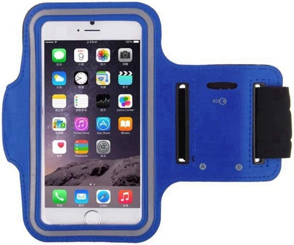 Extra Stevige Universele Sportarmband 5.5 Inch Blauw afbeelding 1