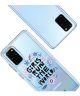 HappyCase Samsung Galaxy S20 Plus Hoesje Flexibel TPU Quote Print