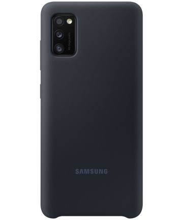 Origineel Samsung Galaxy A41 Hoesje Silicone Back Cover Zwart Hoesjes