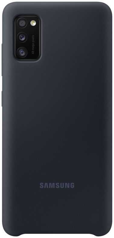 Origineel Samsung Galaxy A41 Hoesje Silicone Back Cover Zwart afbeelding 1