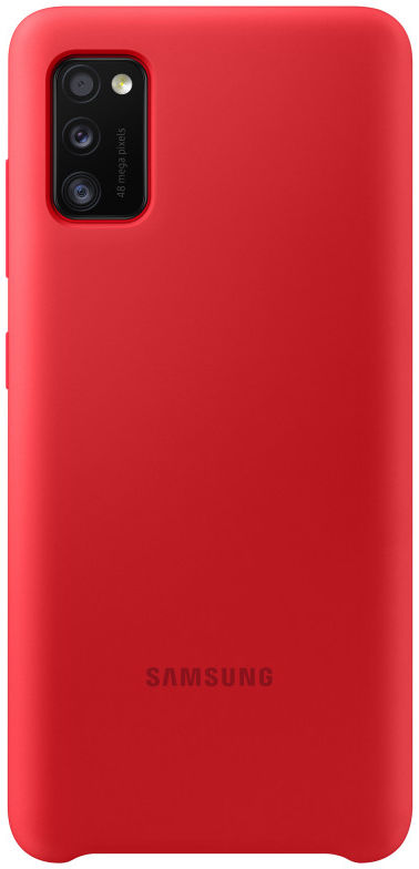 Origineel Samsung Galaxy A41 Hoesje Silicone Back Cover Rood afbeelding 1