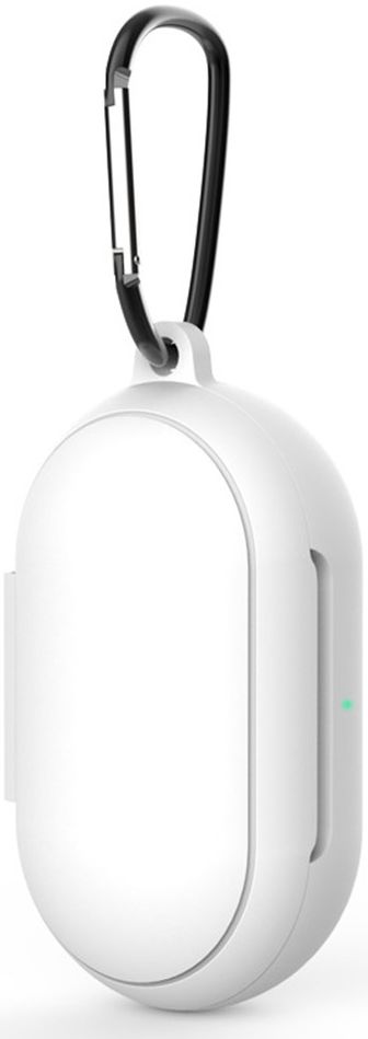 Stevig Samsung Galaxy Buds Siliconen Hoesje Wit afbeelding 2