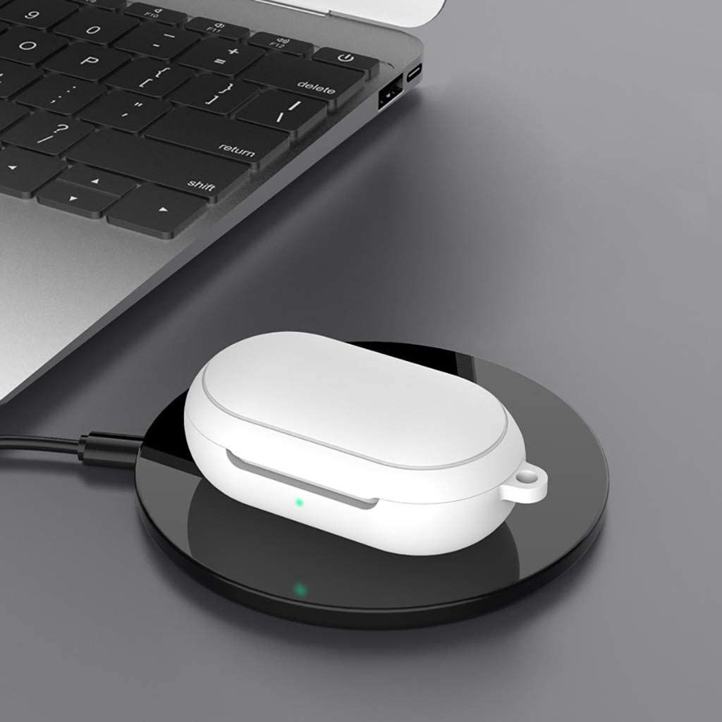 Stevig Samsung Galaxy Buds Siliconen Hoesje Wit afbeelding 3