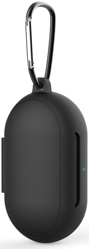 Stevig Samsung Galaxy Buds Siliconen Hoesje Zwart afbeelding 2