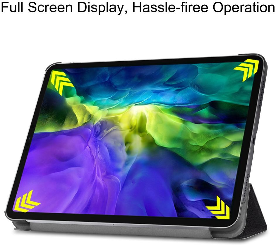 Apple iPad Pro 11 (2018/2020/2021) Tri-fold Hoes met Print Don&#039;t Touch afbeelding 8