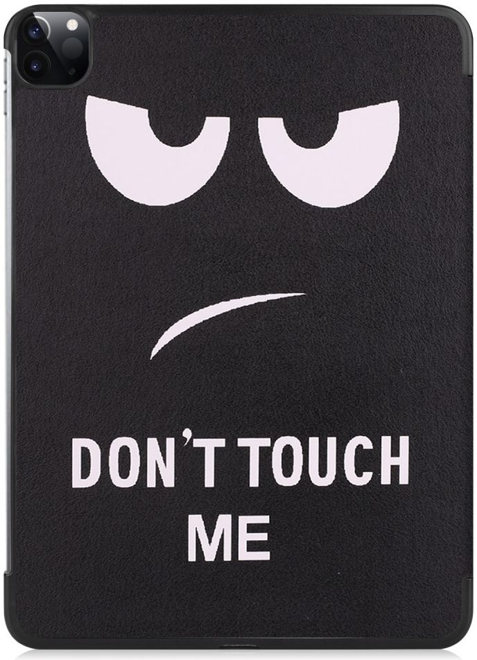 Apple iPad Pro 11 (2018/2020/2021) Tri-fold Hoes met Print Don&#039;t Touch afbeelding 3