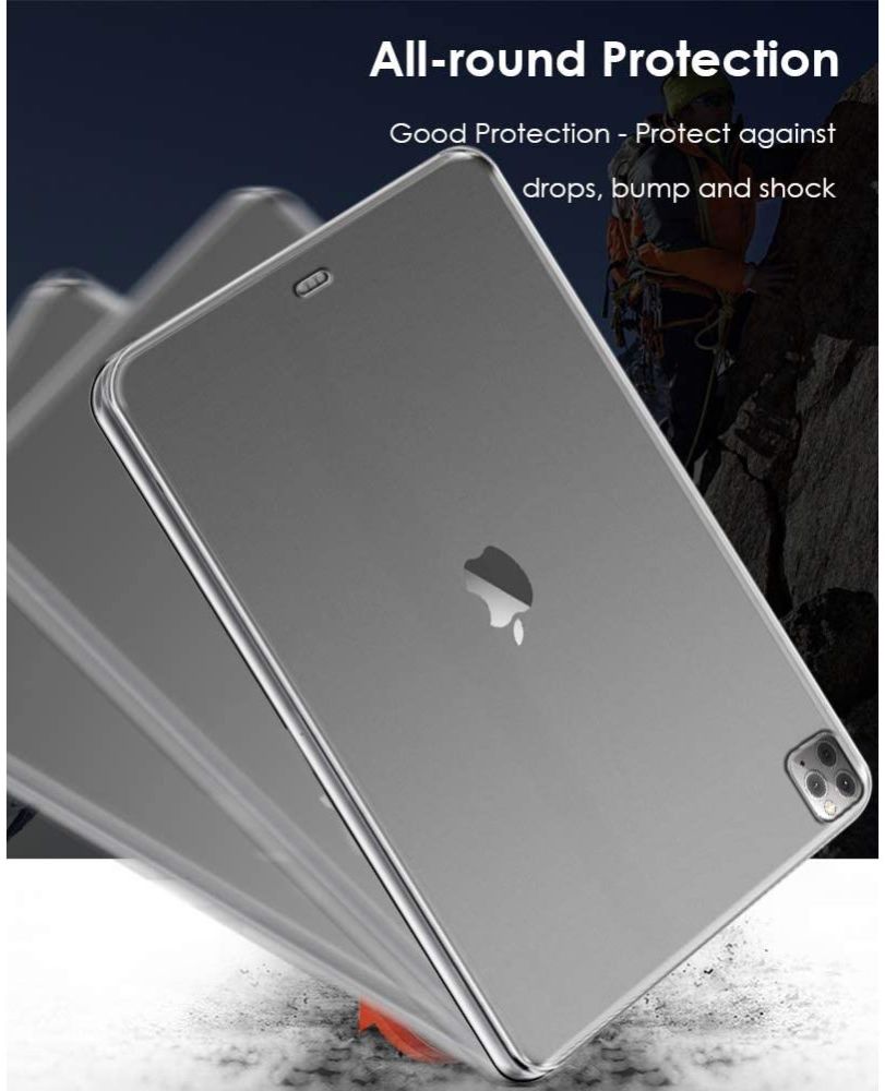 Apple iPad Pro 11 (2018/2020/2021) Hoes Dun TPU Transparant afbeelding 2