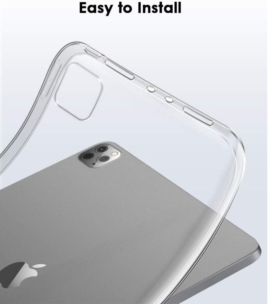 Apple iPad Pro 11 (2018/2020/2021) Hoes Dun TPU Transparant afbeelding 3