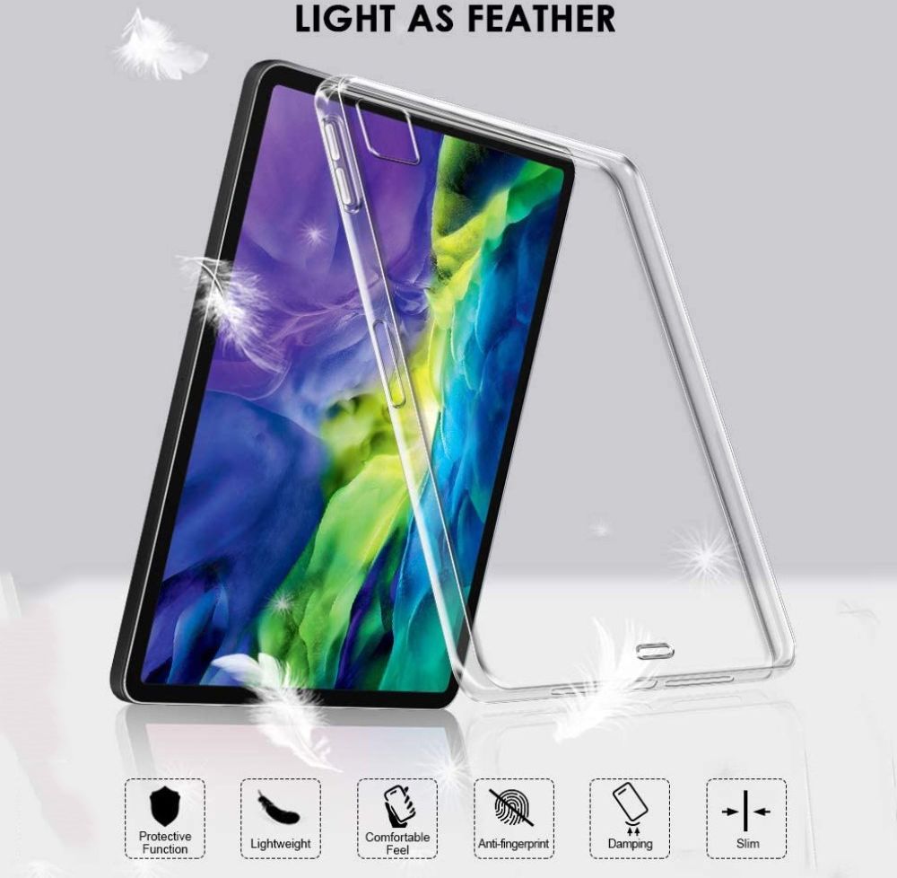 Apple iPad Pro 11 (2018/2020/2021) Hoes Dun TPU Transparant afbeelding 6