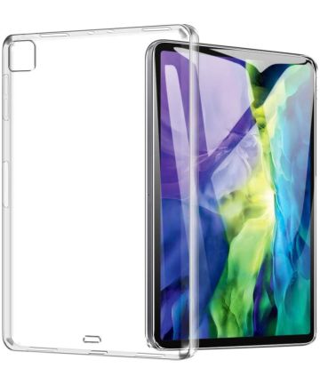 Apple iPad Pro 12.9 2018 / 2020 TPU Hoes Transparant Hoesjes