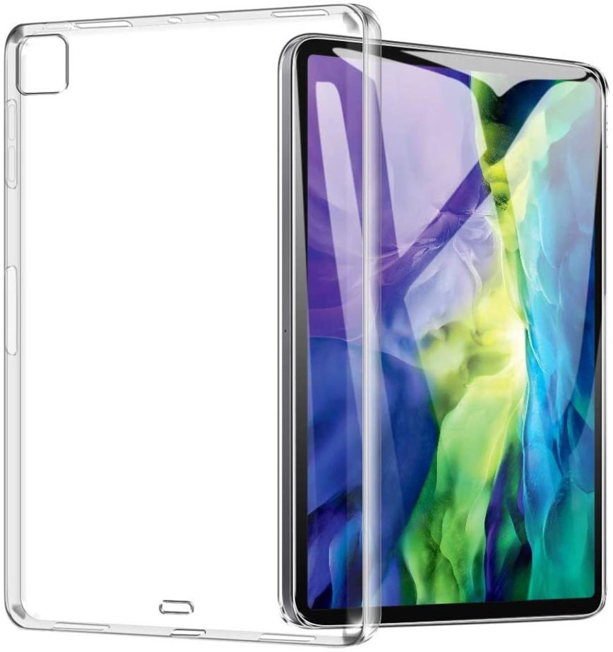 Apple iPad Pro 12.9 2018 / 2020 TPU Hoes Transparant afbeelding 1