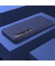 Xiaomi Mi 10 (Pro) Hoesje Twill Slim Texture Back Cover Blauw