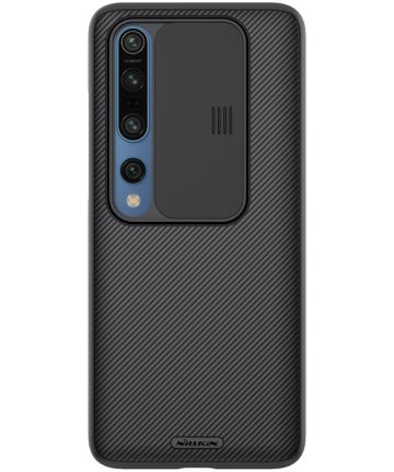 Nillkin CamShield Xiaomi Mi 10 (Pro) Hoesje met Camera Slider Zwart Hoesjes