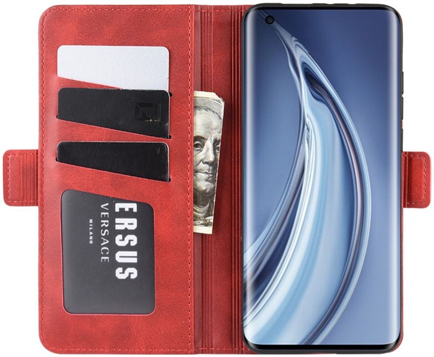 Xiaomi Mi 10 / Mi 10 Pro Stand Portemonnee Hoesje Rood afbeelding 1
