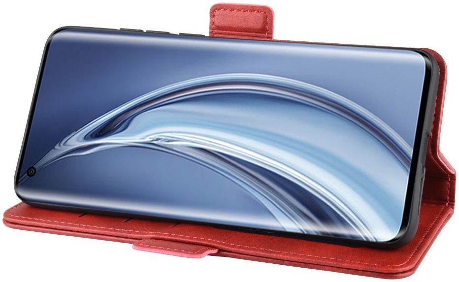 Xiaomi Mi 10 / Mi 10 Pro Stand Portemonnee Hoesje Rood afbeelding 3