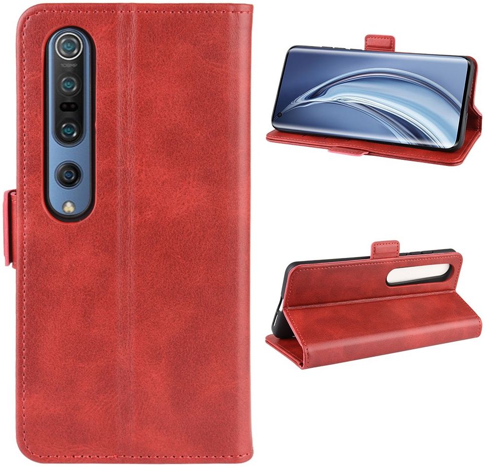 Xiaomi Mi 10 / Mi 10 Pro Stand Portemonnee Hoesje Rood afbeelding 5