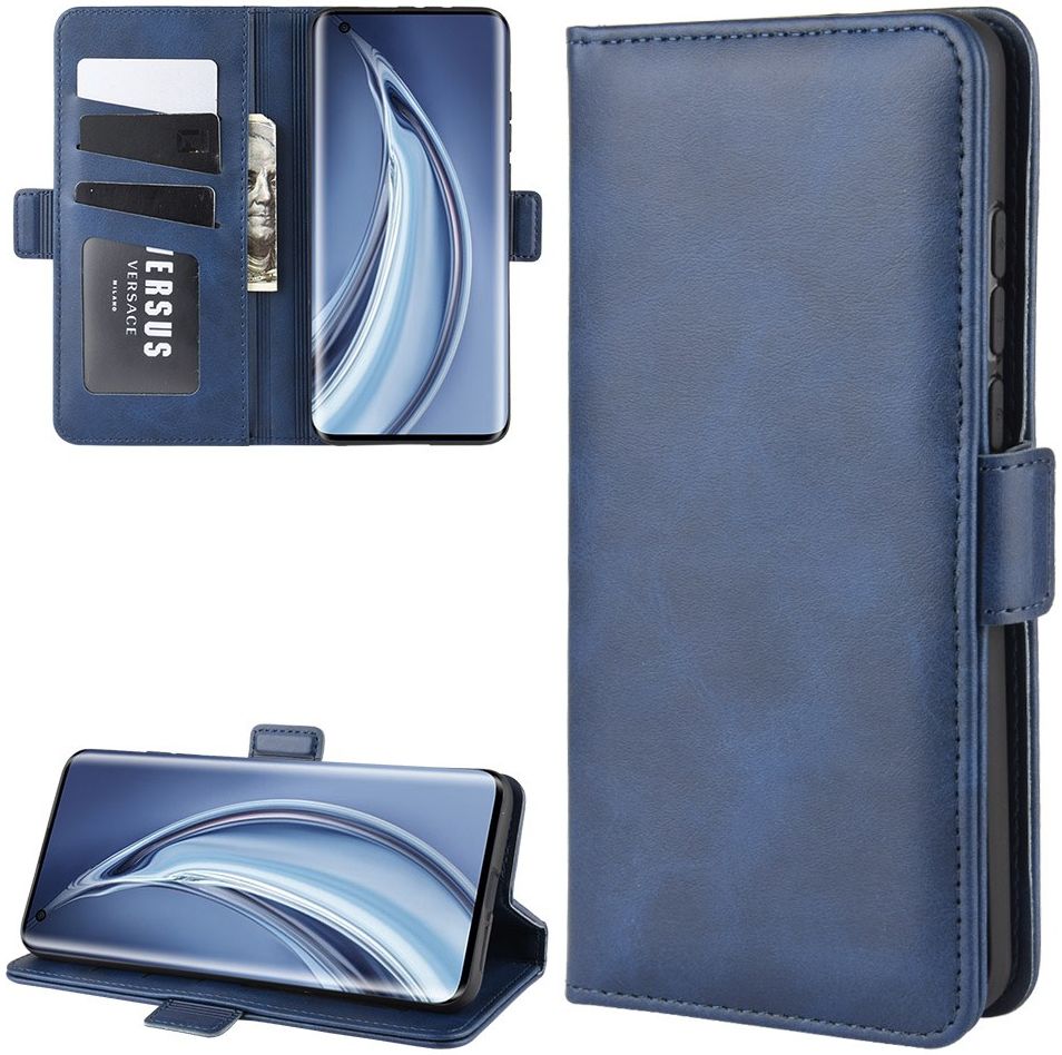 Xiaomi Mi 10 / Mi 10 Pro Stand Portemonnee Hoesje Blauw afbeelding 6
