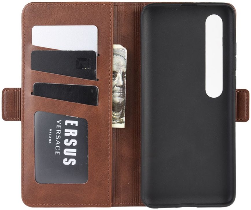 Xiaomi Mi 10 / Mi 10 Pro Stand Portemonnee Hoesje Bruin afbeelding 5