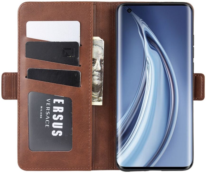 Xiaomi Mi 10 / Mi 10 Pro Stand Portemonnee Hoesje Bruin afbeelding 1