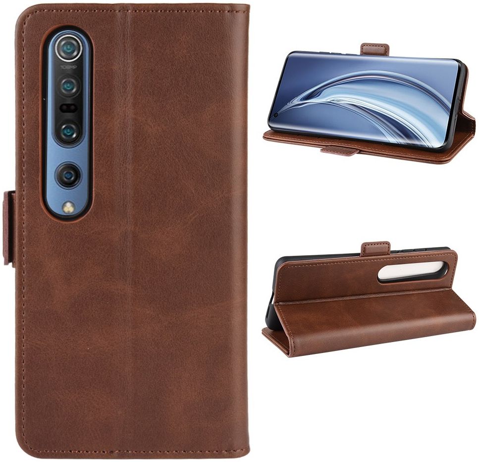 Xiaomi Mi 10 / Mi 10 Pro Stand Portemonnee Hoesje Bruin afbeelding 4