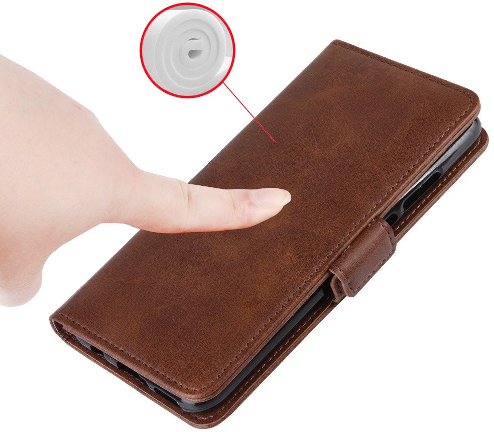 Xiaomi Mi 10 / Mi 10 Pro Stand Portemonnee Hoesje Bruin afbeelding 7