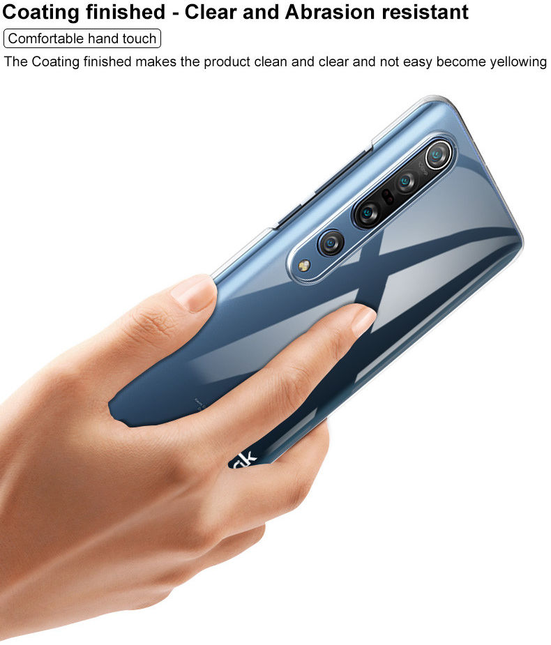IMAK Crystal II Pro Xiaomi Mi 10 (Pro) Hoesje met Screenprotector afbeelding 7
