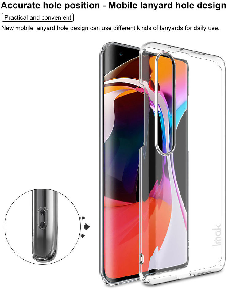 IMAK Crystal II Pro Xiaomi Mi 10 (Pro) Hoesje met Screenprotector afbeelding 8