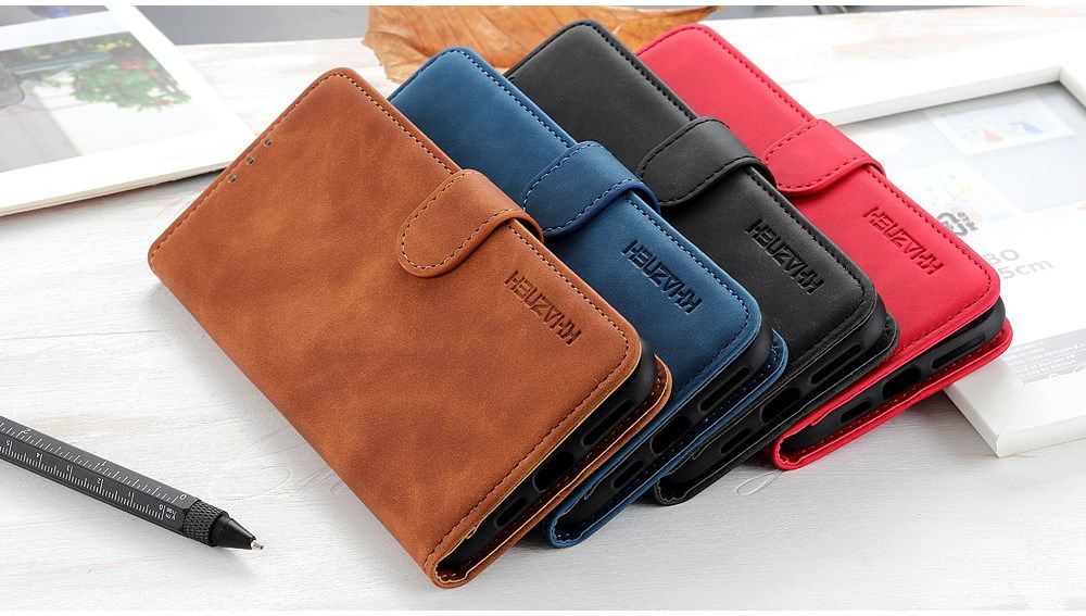 Xiaomi Mi 10 (Pro) Hoesje Vintage Wallet Zwart afbeelding 11