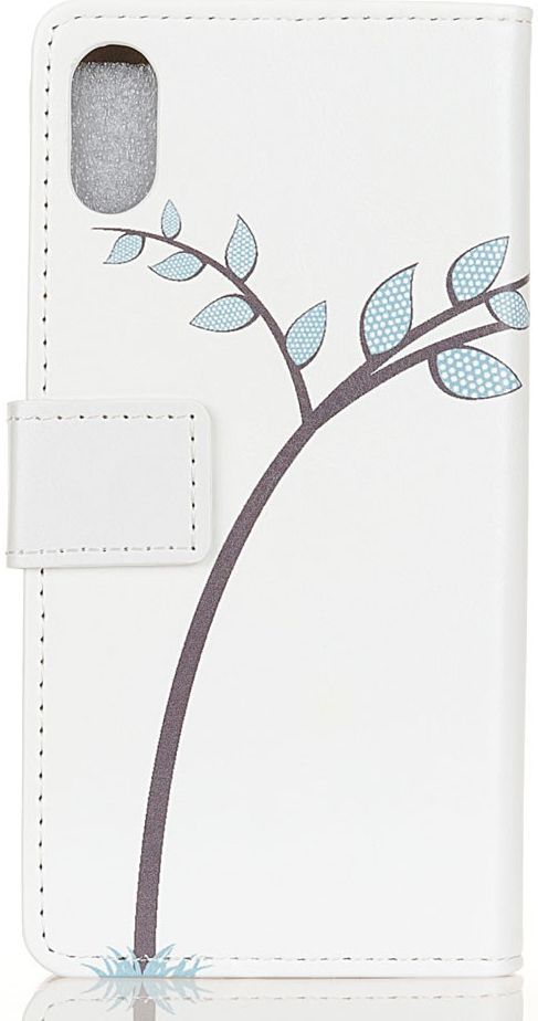Alcatel 1B (2020) Book Case Hoesje Wallet met Print Two Owls in a Tree afbeelding 3