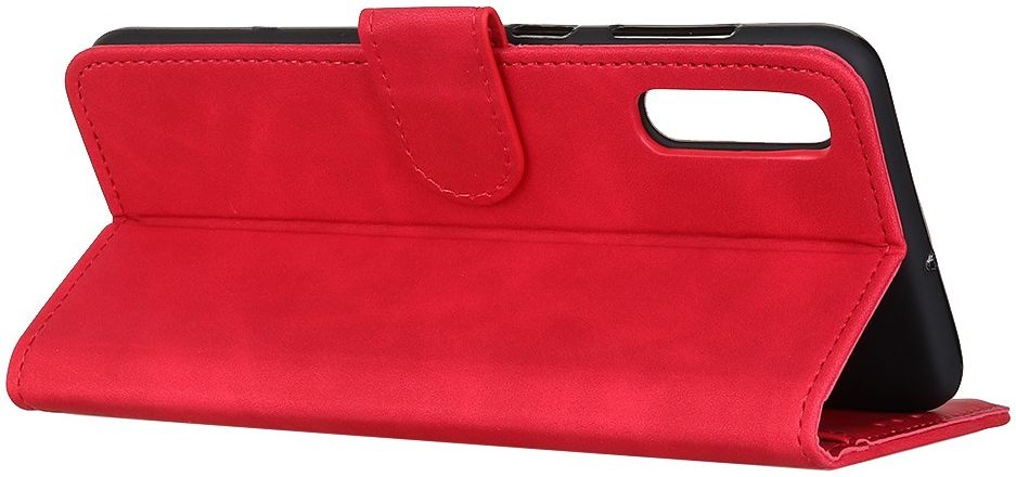 KHAZNEH Oppo Find X2 Hoesje Retro Wallet Book Case Rood afbeelding 7