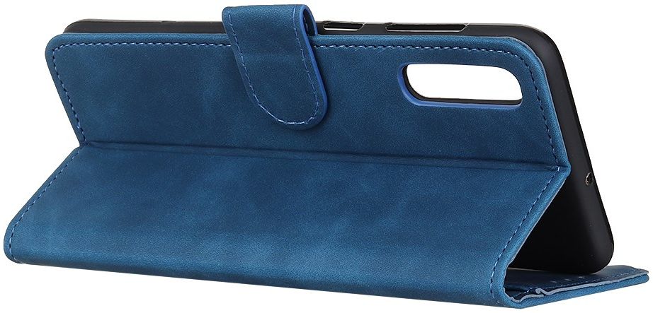 KHAZNEH Oppo Find X2 Pro Hoesje Retro Wallet Book Case Blauw afbeelding 7