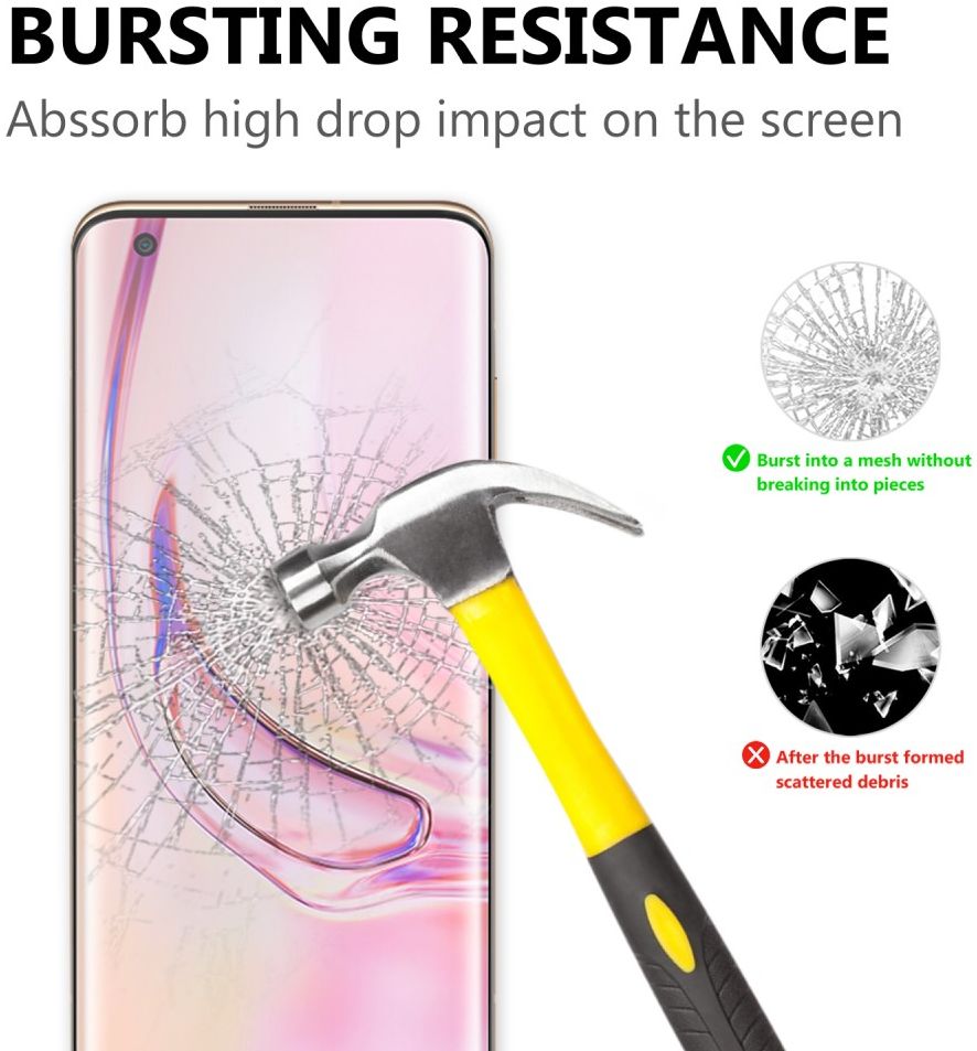 Xiaomi Mi 10/Pro Ultra Clear 3D Tempered Glass Screen Protector afbeelding 2