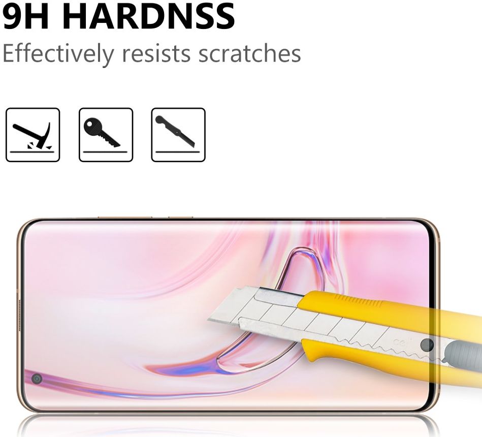 Xiaomi Mi 10/Pro Ultra Clear 3D Tempered Glass Screen Protector afbeelding 3