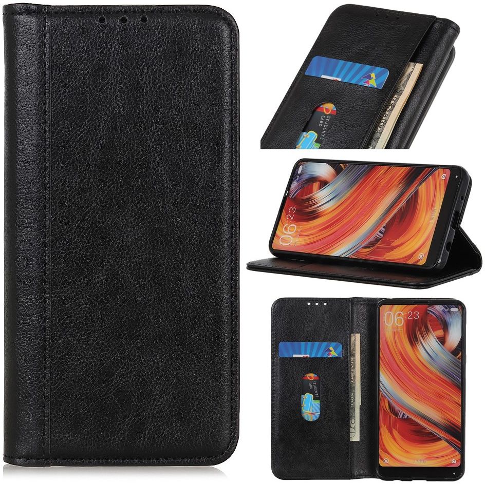 OnePlus 8 Hoesje Portemonnee Stand Wallet Case Zwart afbeelding 9