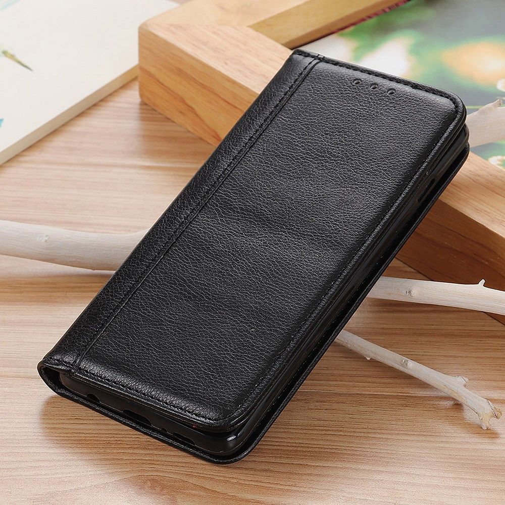 OnePlus 8 Hoesje Portemonnee Stand Wallet Case Zwart afbeelding 8