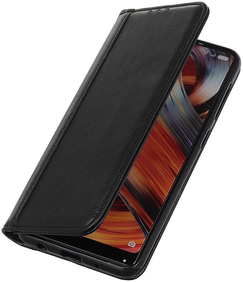 OnePlus 8 Hoesje Portemonnee Stand Wallet Case Zwart afbeelding 1