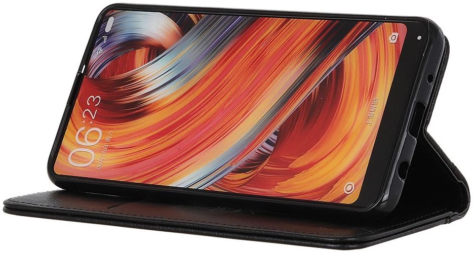 OnePlus 8 Hoesje Portemonnee Stand Wallet Case Zwart afbeelding 3