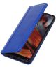 OnePlus 8 Hoesje Portemonnee Stand Wallet Case Blauw