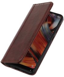 OnePlus 8 Hoesje Portemonnee Stand Wallet Case Bruin