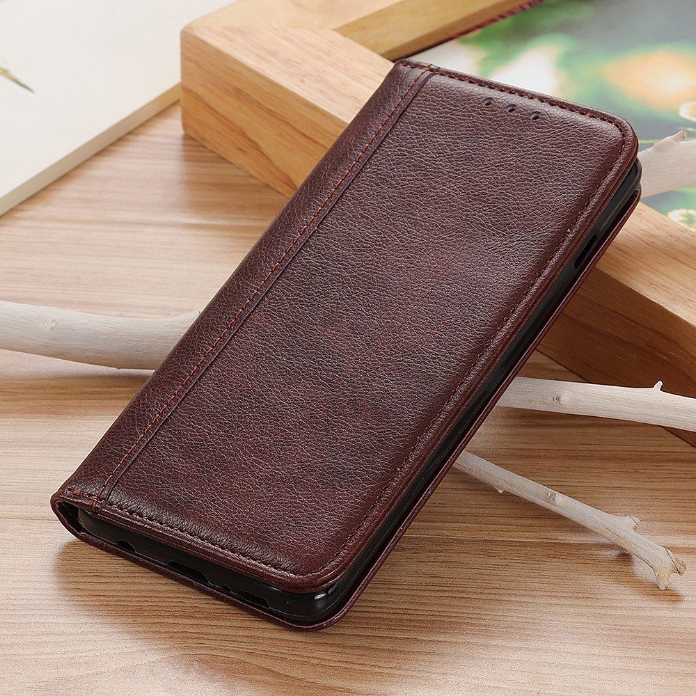 OnePlus 8 Hoesje Portemonnee Stand Wallet Case Bruin afbeelding 9