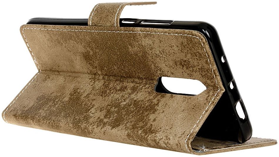OnePlus 8 Vintage Portemonnee Stand Hoesje Lichtbruin afbeelding 7