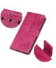 OnePlus 8 Vintage Portemonnee Stand Hoesje Roze