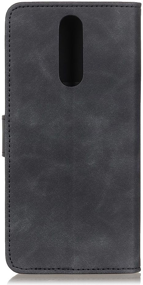 KHAZNEH OnePlus 8 Hoesje Retro Wallet Book Case Zwart afbeelding 4