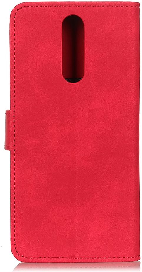 KHAZNEH OnePlus 8 Hoesje Retro Wallet Book Case Rood afbeelding 4