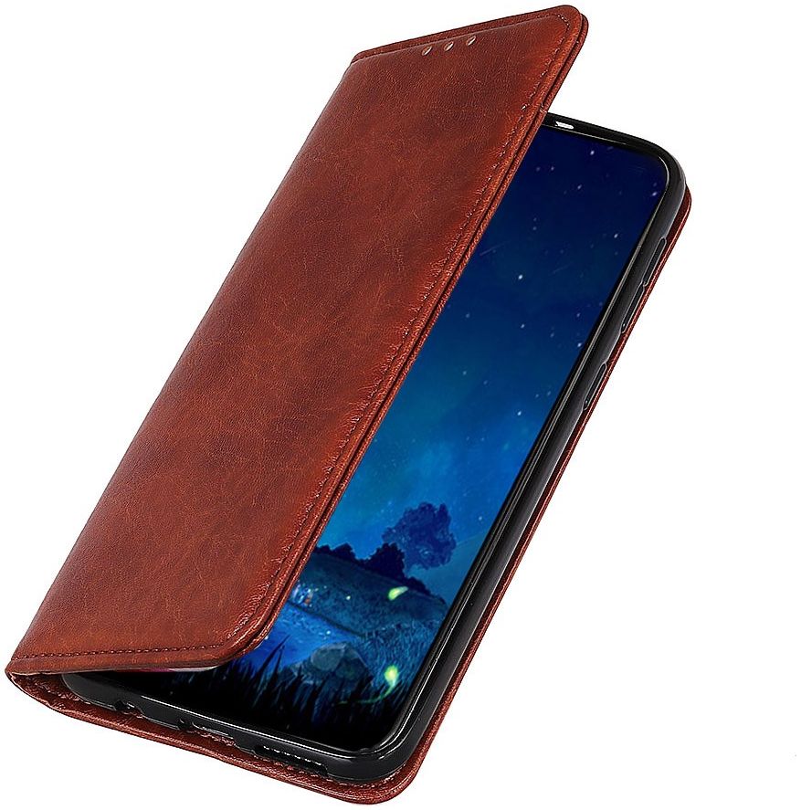 OnePlus 8 Pro Crazy Horse Portemonnee Hoesje Bruin afbeelding 2