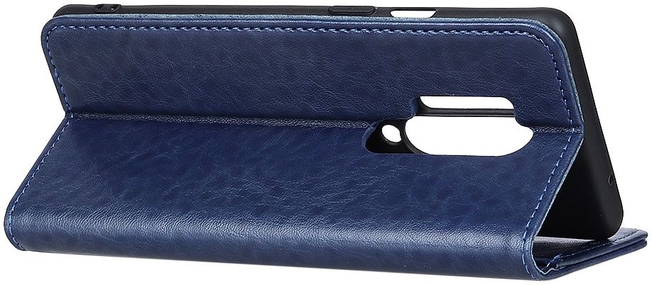 OnePlus 8 Pro Crazy Horse Portemonnee Hoesje Blauw afbeelding 7