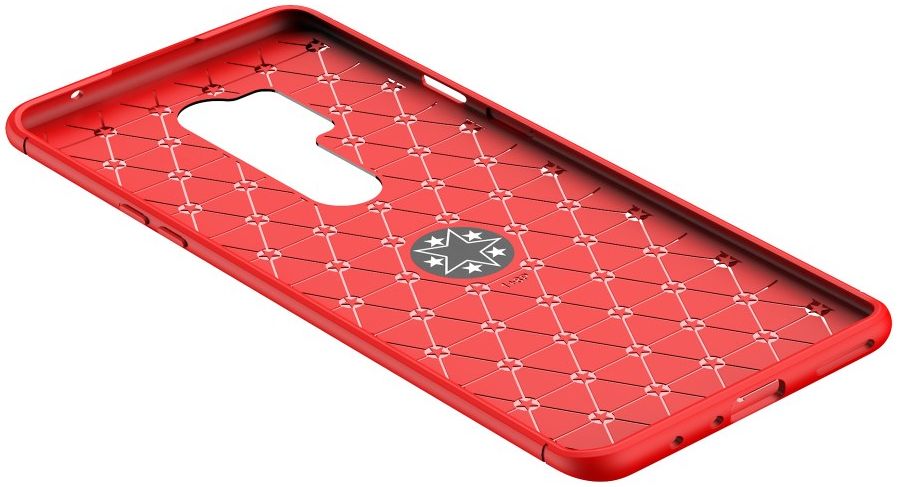 OnePlus 8 Hoesje met Kickstand Ring Rood afbeelding 4
