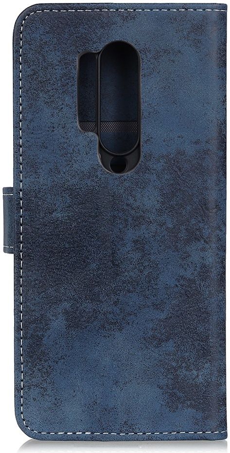 OnePlus 8 Pro Vintage Portemonnee Stand Hoesje Blauw afbeelding 4