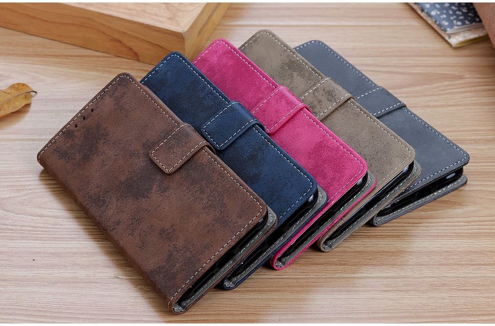 OnePlus 8 Pro Vintage Portemonnee Stand Hoesje Bruin afbeelding 13