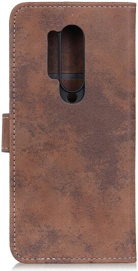 OnePlus 8 Pro Vintage Portemonnee Stand Hoesje Bruin afbeelding 4